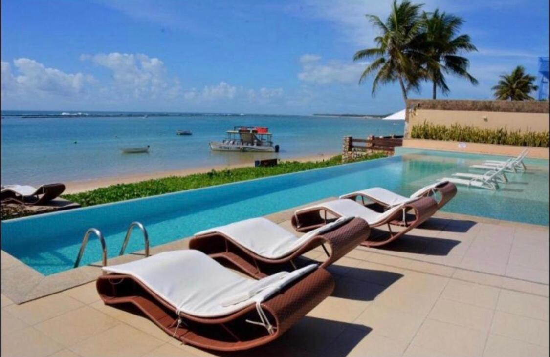 Barra Bali Ap 06 - Paraiso A Beira Mar Barra de São Miguel Exterior photo